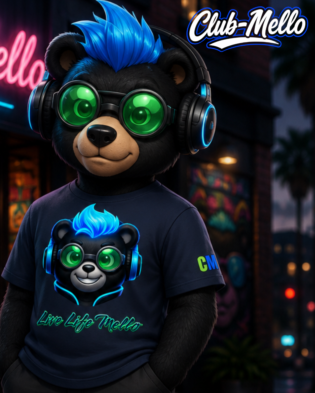 Club-Mello Juice Live Life Mello Tee - new