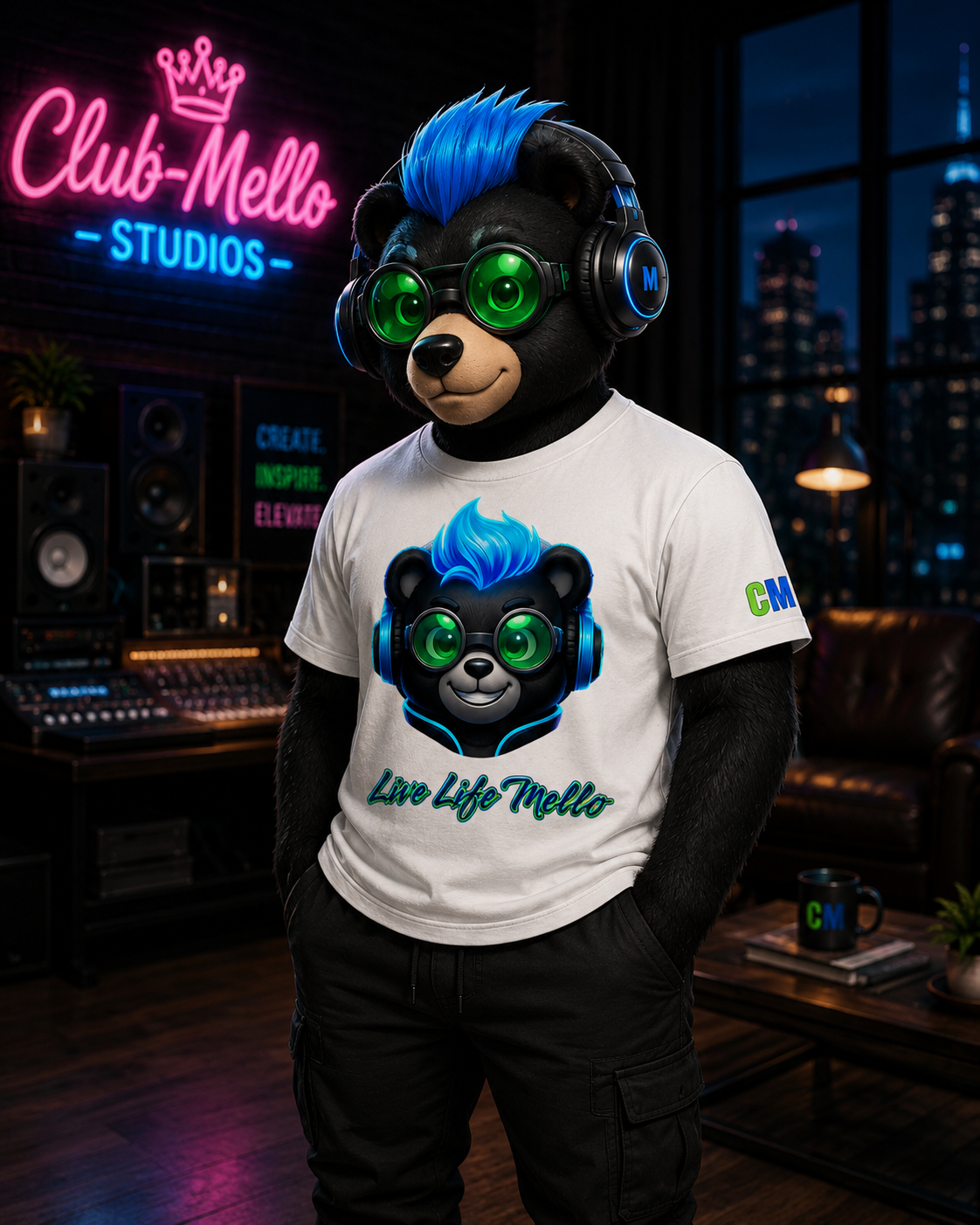 Club-Mello Juice Live Life Mello Tee - new