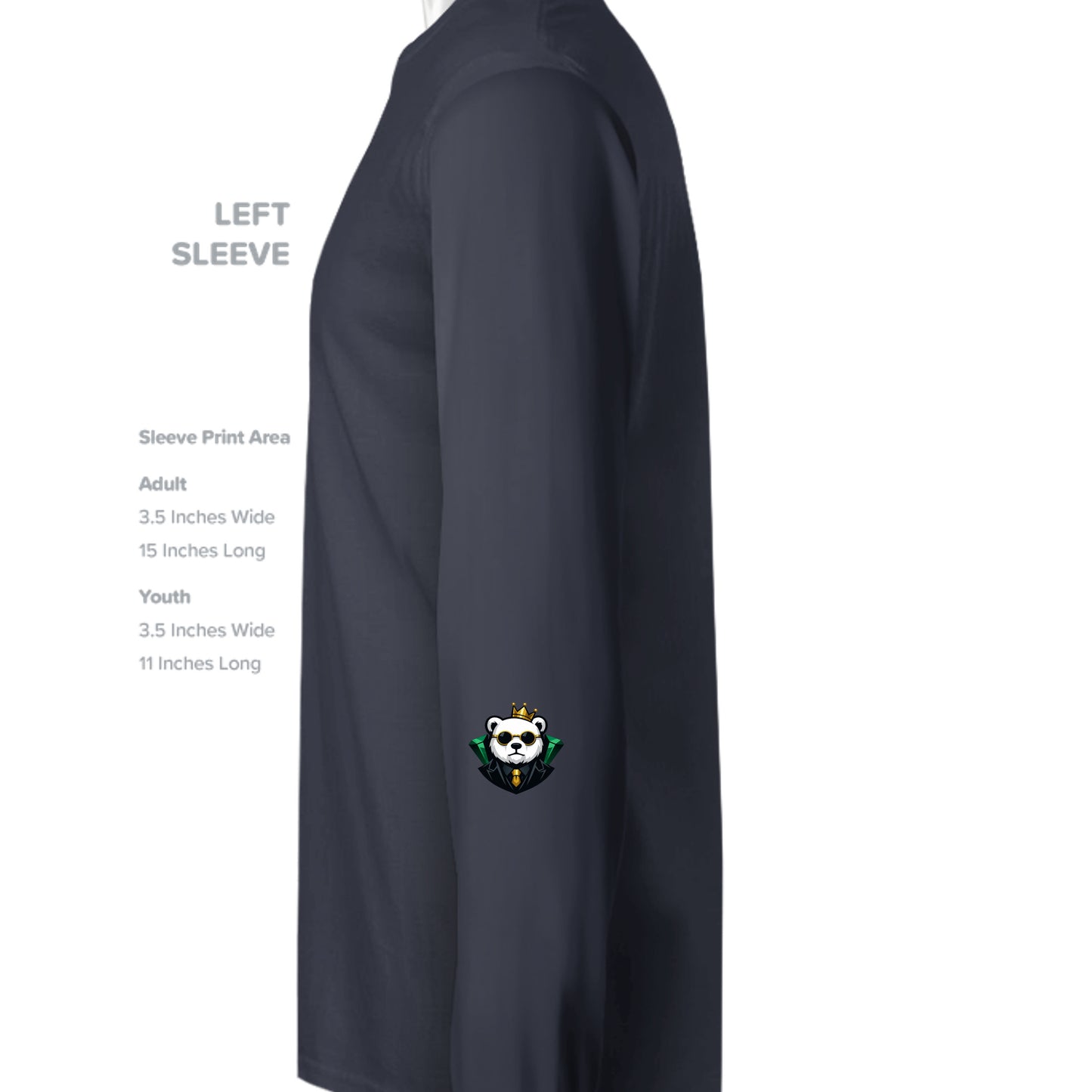 Deep Navy - PC330LS - SLEEVE_LEFT