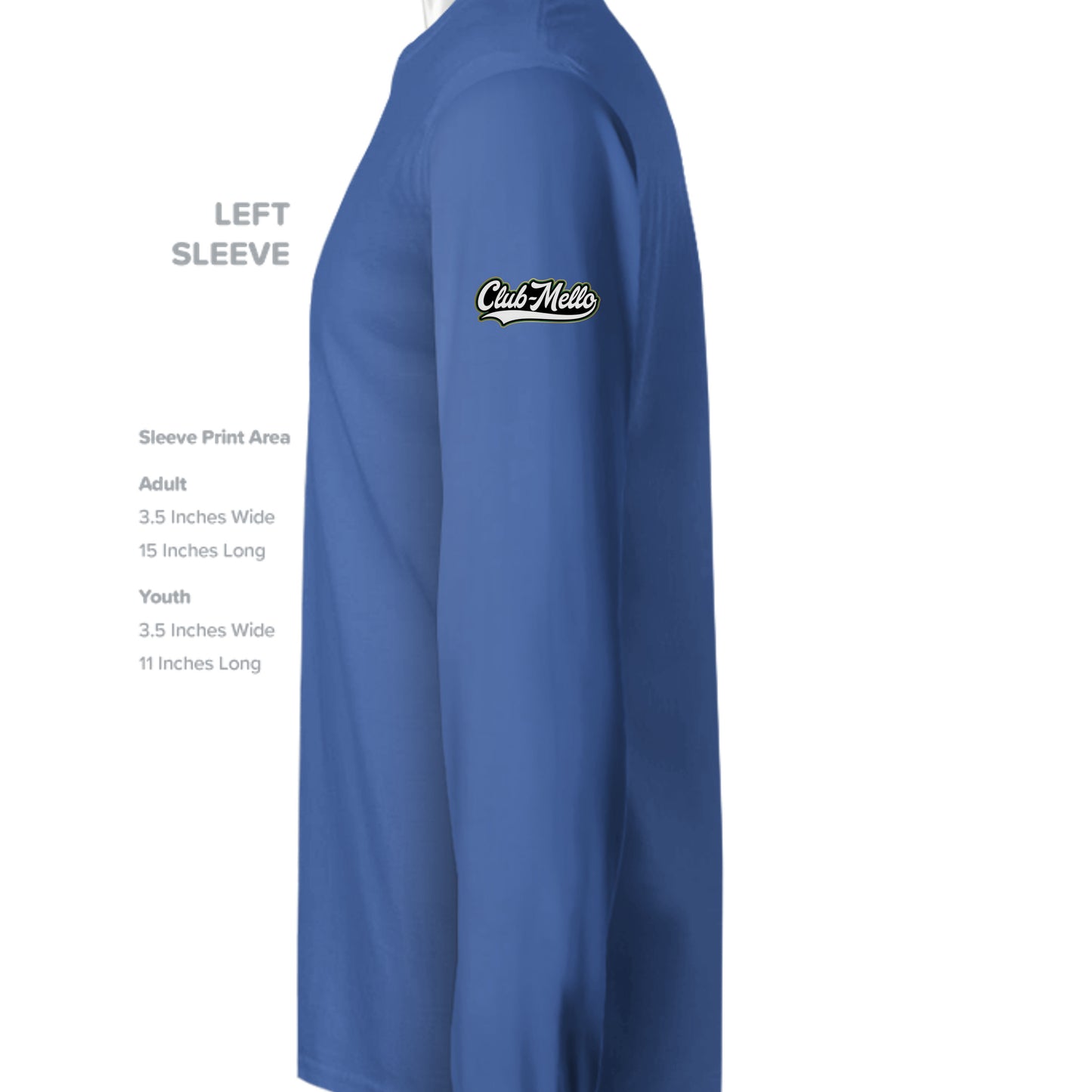 True Royal - YST350LS - SLEEVE_LEFT