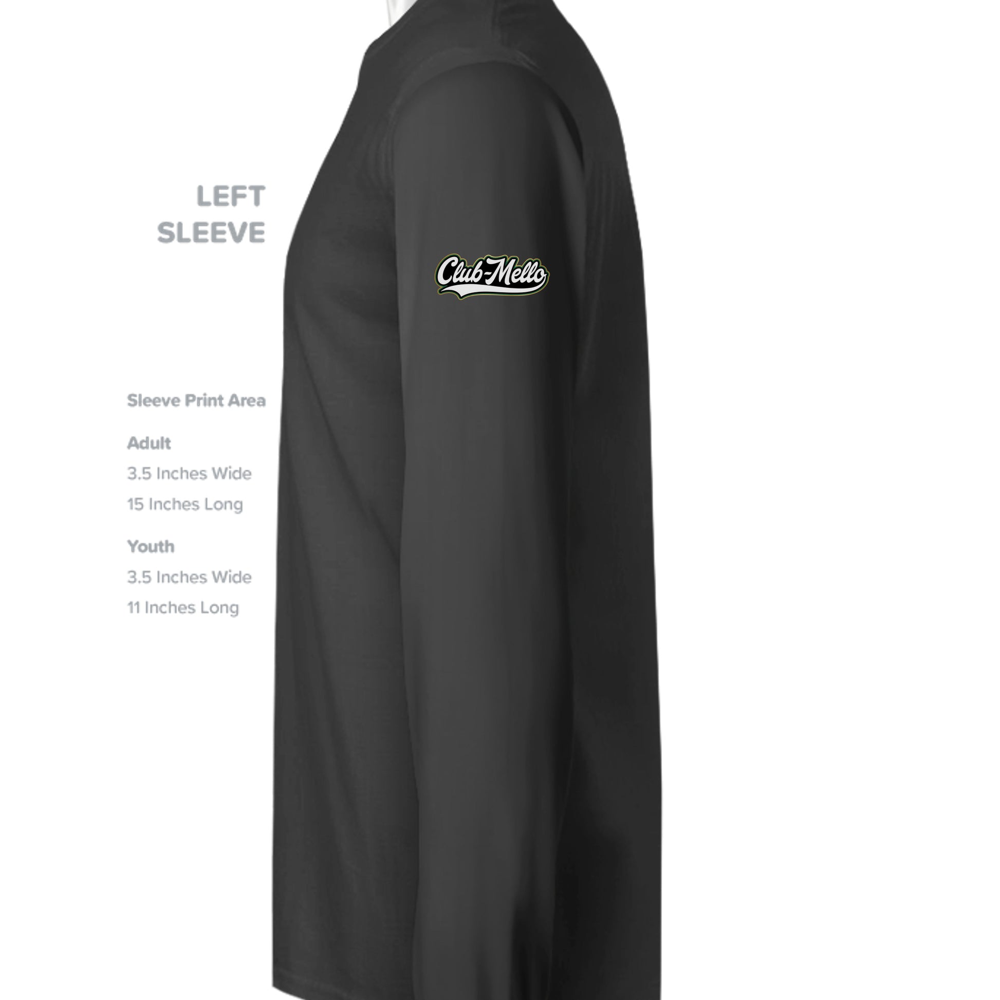 Black - YST350LS - SLEEVE_LEFT